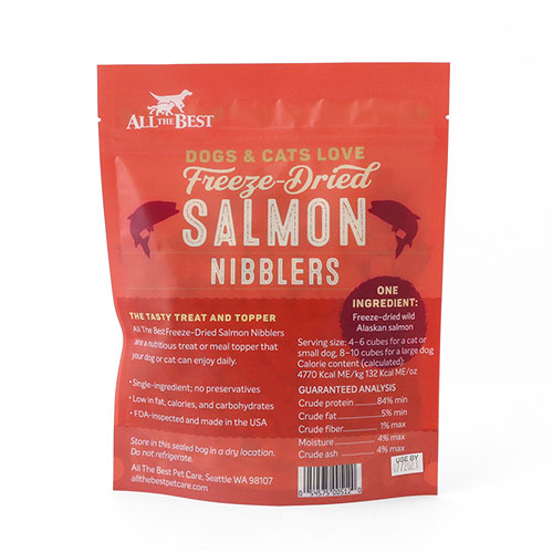 All The Best Freeze-dried Salmon Nibblers - All The Best Pet Care