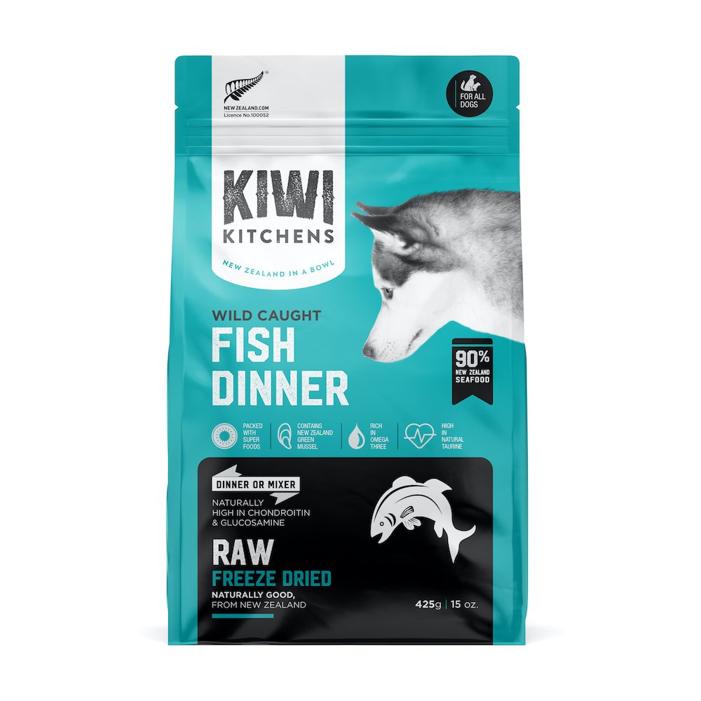 Kiwi Kitchens Freeze dried White Fish Dinner NEW FORMULA All The